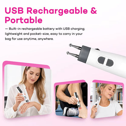 2-in-1 Cordless Hot & Cold Thermal Cube Massager with Semiconductor Tech